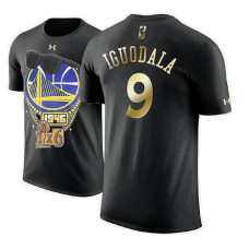 Golden State Warriors #9 Andre Iguodala Black 2018 Champions T-Shirt