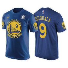 Golden State Warriors #9 Andre Iguodala Royal Icon T-Shirt