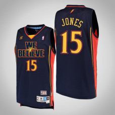 Golden State Warriors #15 Damian Jones Navy We Believe Jersey