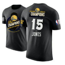 Golden State Warriors #15 Damian Jones 2018 Champions T-Shirt