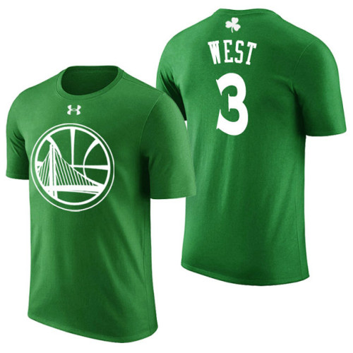 David West Golden State Warriors #3 St. Patrick's Day T-Shirt David West Golden State Warriors #3 St. Patrick's Day T-Shirt