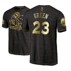 Draymond Green Golden State Warriors 2018 Champions Gold Luxe Black T-Shirt
