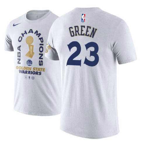 Golden State Warriors #23 Draymond Green White 2018 Champions T-Shirt Golden State Warriors #23 Draymond Green White 2018 Champions T-Shirt