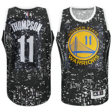 Golden State Warriors #11 Klay Thompson Black City Lights 2022 Champions Jersey Golden State Warriors #11 Klay Thompson Black City Lights 2022 Champions Jersey
