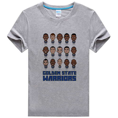 Golden State Warriors Cartoon Gray T-Shirt Golden State Warriors Cartoon Gray T-Shirt