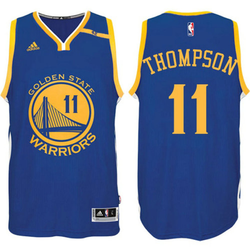 Golden State Warriors #11 Klay Thompson Blue Road 2022 Champions Jersey Golden State Warriors #11 Klay Thompson Blue Road 2022 Champions Jersey