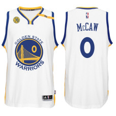 Golden State Warriors Patrick McCaw Home White 70th Anniversary 42 Patch 2022 Champions Jersey