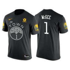 Golden State Warriors #1 JaVale McGee Black Statement T-Shirt Golden State Warriors #1 JaVale McGee Black Statement T-Shirt