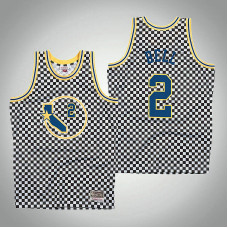 Golden State Warriors #2 Joe Barry Carroll White Checkerboard 2022 Champions Jersey