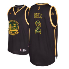 Golden State Warriors #2 Jordan Bell Black Military Camo Fashion Jersey