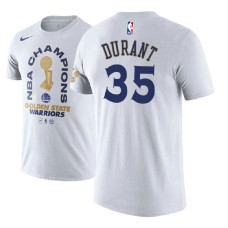 Kevin Durant Golden State Warriors 2018 Champions Parade White T-Shirt