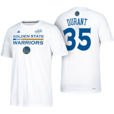 Kevin Durant Golden State Warriors #35 2017 Finals White T-Shirt Kevin Durant Golden State Warriors #35 2017 Finals White T-Shirt