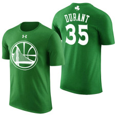 Golden State Warriors #35 Kevin Durant St. Patrick's Day T-Shirt