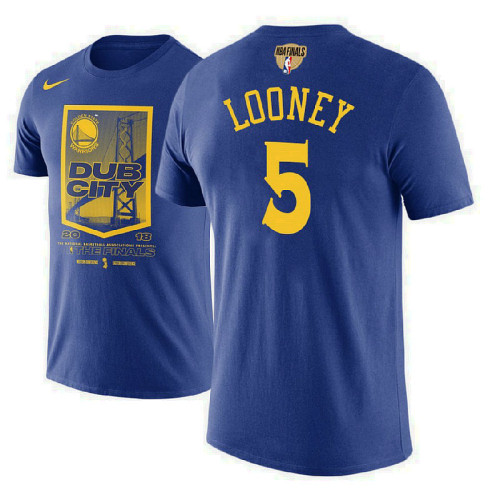 Kevon Looney Golden State Warriors 2018 Finals City DNA Royal T-Shirt Kevon Looney Golden State Warriors 2018 Finals City DNA Royal T-Shirt