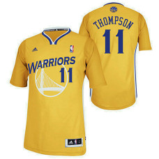 Golden State Warriors #11 Klay Thompson Gold Alternate 2022 Champions Jersey Golden State Warriors #11 Klay Thompson Gold Alternate 2022 Champions Jersey