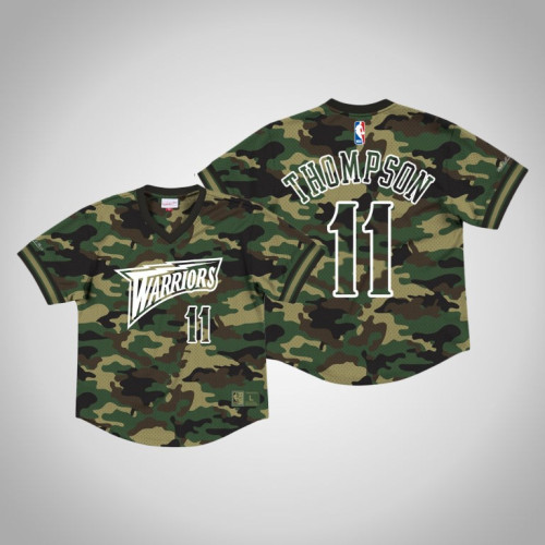 Klay Thompson Golden State Warriors #11 Camo Mesh Jersey Klay Thompson Golden State Warriors #11 Camo Mesh Jersey
