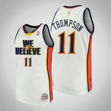 Klay Thompson Golden State Warriors #11 We Believe Hardwood Classics Jersey Klay Thompson Golden State Warriors #11 We Believe Hardwood Classics Jersey