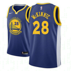 Golden State Warriors #28 Alfonzo McKinnie Royal Icon 2022 Champions Jersey