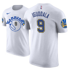 Golden State Warriors #9 Andre Iguodala White Hardwood Classics T-Shirt Golden State Warriors #9 Andre Iguodala White Hardwood Classics T-Shirt
