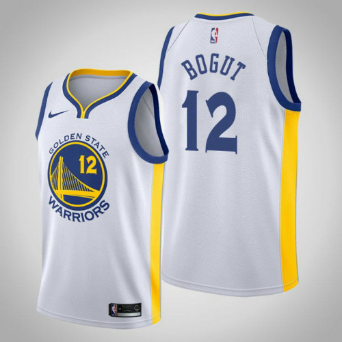 Golden State Warriors #12 Andrew Bogut White Association Jersey Golden State Warriors #12 Andrew Bogut White Association Jersey