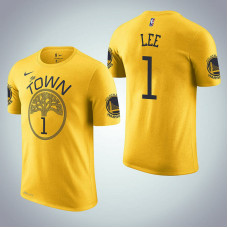 Damion Lee Golden State Warriors Earned Edition Yellow T-Shirt