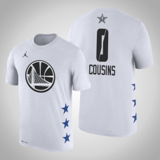 Golden State Warriors #0 DeMarcus Cousins White 2019 All-Star T-Shirt
