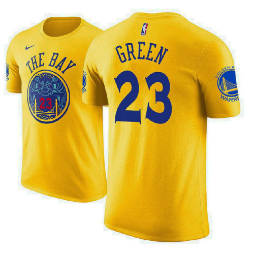 Golden State Warriors #23 Draymond Green Gold City T-Shirt Golden State Warriors #23 Draymond Green Gold City T-Shirt