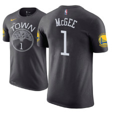Golden State Warriors #1 JaVale McGee Gray Statement T-Shirt
