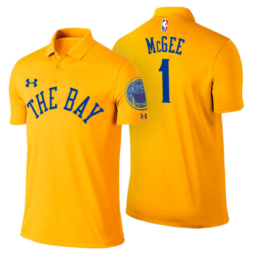 Golden State Warriors #1 JaVale McGee City Polo Golden State Warriors #1 JaVale McGee City Polo