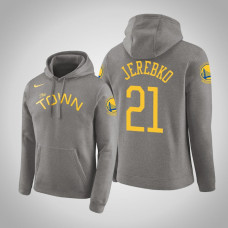 Golden State Warriors #21 Jonas Jerebko Earned Hoodie