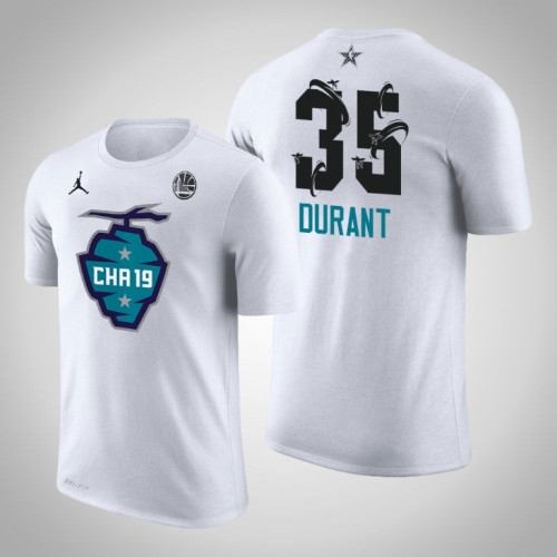 Golden State Warriors #35 Kevin Durant 2019 All-Star T-Shirt Golden State Warriors #35 Kevin Durant 2019 All-Star T-Shirt