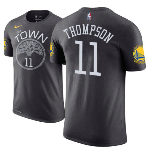 Klay Thompson Golden State Warriors #11 Gray Statement T-Shirt Klay Thompson Golden State Warriors #11 Gray Statement T-Shirt