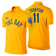 Golden State Warriors #11 Klay Thompson City Polo Golden State Warriors #11 Klay Thompson City Polo