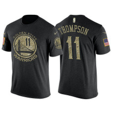 Golden State Warriors #11 Klay Thompson Camo Name & Number T-Shirt