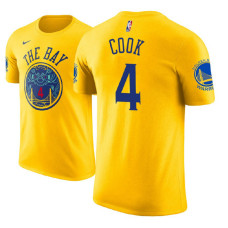 Golden State Warriors #4 Quinn Cook Gold City T-Shirt Golden State Warriors #4 Quinn Cook Gold City T-Shirt