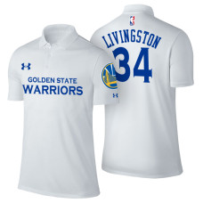 Golden State Warriors #34 Shaun Livingston Association Polo Golden State Warriors #34 Shaun Livingston Association Polo