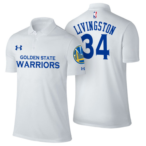Golden State Warriors #34 Shaun Livingston Association Polo Golden State Warriors #34 Shaun Livingston Association Polo
