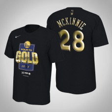 Golden State Warriors Alfonzo McKinnie #28 Rivalry 2019 Finals Bound Black T-Shirt