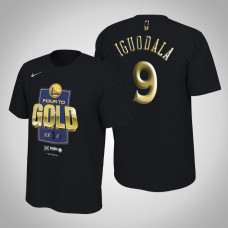 Golden State Warriors Andre Iguodala #9 Rivalry 2019 Finals Bound Black T-Shirt Golden State Warriors Andre Iguodala #9 Rivalry 2019 Finals Bound Black T-Shirt