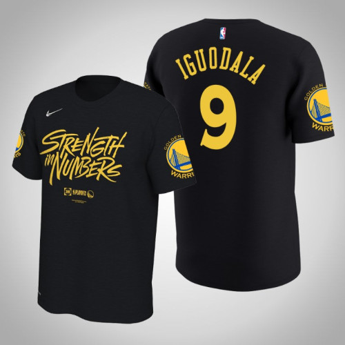 Golden State Warriors #9 Andre Iguodala Playoffs Bound T-Shirt Golden State Warriors #9 Andre Iguodala Playoffs Bound T-Shirt