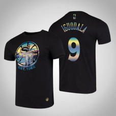 Golden State Warriors Andre Iguodala #9 Black City Landmark Short Sleeve T-Shirt