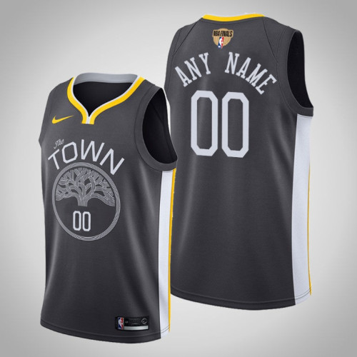 Golden State Warriors Custom #00 Black Finals 2022 Champions Jersey - Statement Golden State Warriors Custom #00 Black Finals 2022 Champions Jersey - Statement