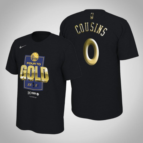 Golden State Warriors DeMarcus Cousins #0 Rivalry 2019 Finals Bound Black T-Shirt Golden State Warriors DeMarcus Cousins #0 Rivalry 2019 Finals Bound Black T-Shirt