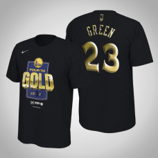 Golden State Warriors Draymond Green #23 Rivalry 2019 Finals Bound Black T-Shirt