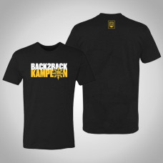 Golden State Warriors Filipino Heritage Back 2 Back Kampeon Black T-Shirt Golden State Warriors Filipino Heritage Back 2 Back Kampeon Black T-Shirt