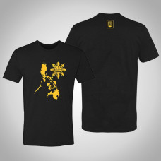 Golden State Warriors Filipino Heritage Islands Black T-Shirt