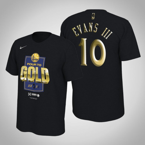 Golden State Warriors Jacob Evans III #10 Rivalry 2019 Finals Bound Black T-Shirt Golden State Warriors Jacob Evans III #10 Rivalry 2019 Finals Bound Black T-Shirt