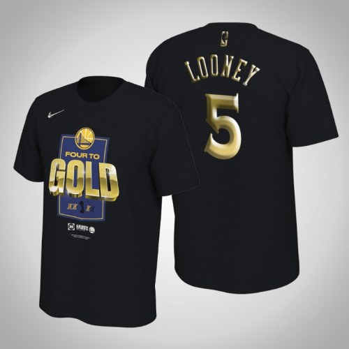 Golden State Warriors Kevon Looney #5 Rivalry 2019 Finals Bound Black T-Shirt Golden State Warriors Kevon Looney #5 Rivalry 2019 Finals Bound Black T-Shirt