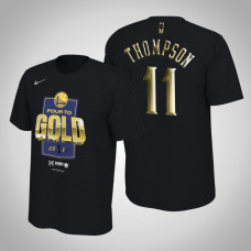 Golden State Warriors Klay Thompson #11 Rivalry 2019 Finals Bound Black T-Shirt