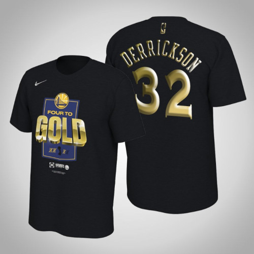 Golden State Warriors Marcus Derrickson #32 Rivalry 2019 Finals Bound Black T-Shirt Golden State Warriors Marcus Derrickson #32 Rivalry 2019 Finals Bound Black T-Shirt